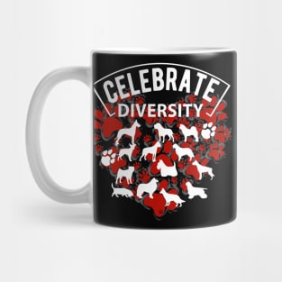 CELEBRATE DIVERSITY DOG Mug